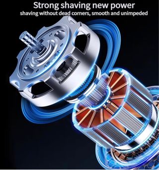 Máquina de barbear elétrica 2 em 1