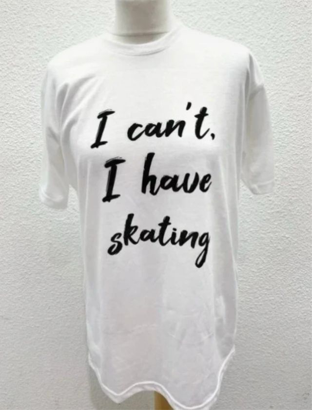 Camiseta I can't, I have skating Talla M