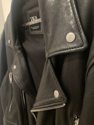 Cazadora Piel Zara