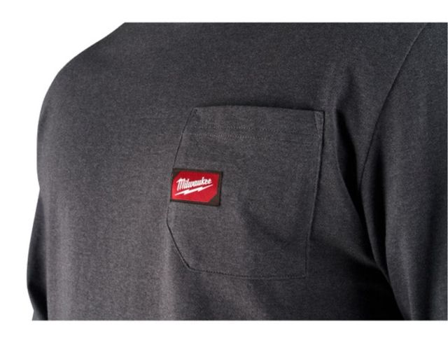 Camiseta Milwaukee Workskin M Manga Larga Gris