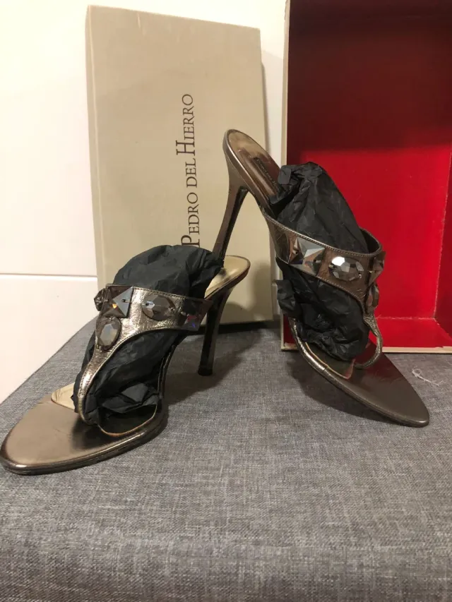 Sandalias Pedro del Hierro Plataforma Tacón