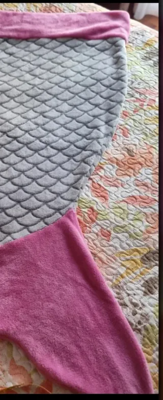 Manta de sirena para niña