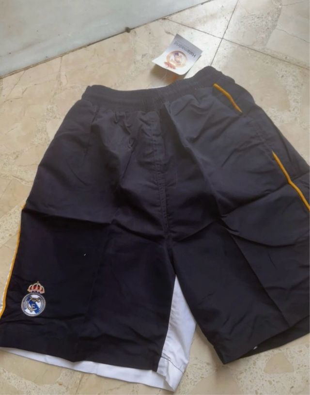 Pantalón Corto Real Madrid Negro