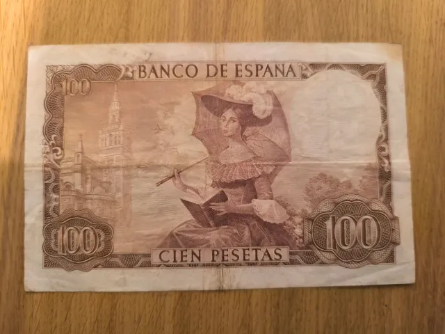Billete 100 pesetas Banco de España 1965