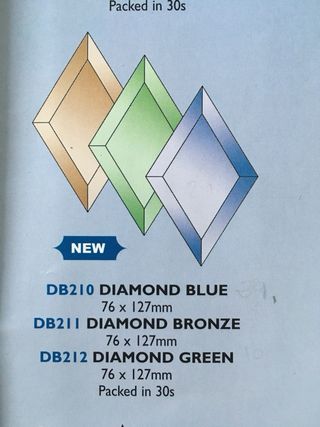 Vidrio biselado decorativo,