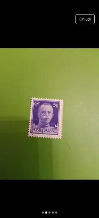 Francobollo Regno d'Italia 50 Cent.