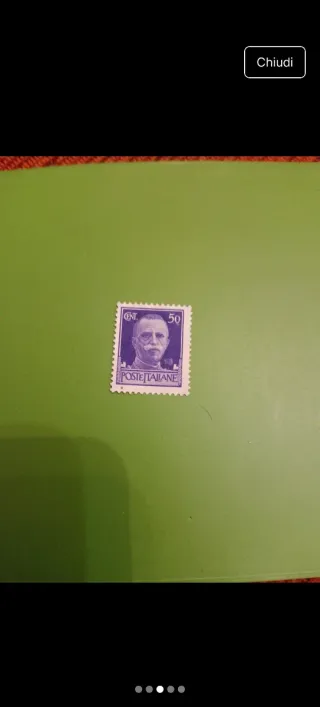 Francobollo Regno d'Italia 50 Cent.