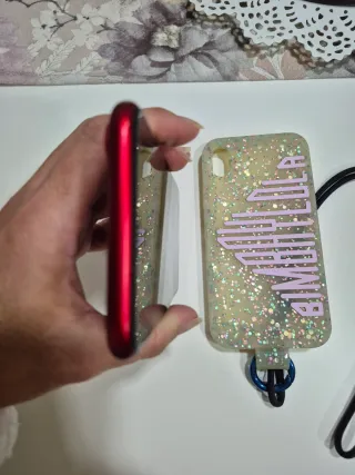 iPhone XR Rosso + Custodia