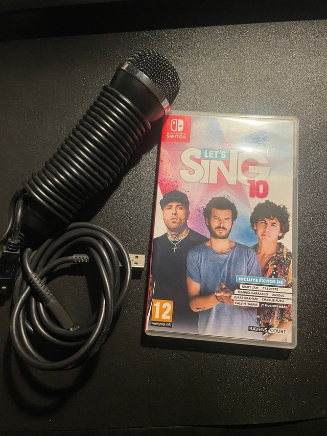 Nintendo Switch Let's Sing 10 + Microfone