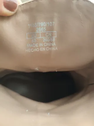 Botines cowboy Lefties beige talla 40