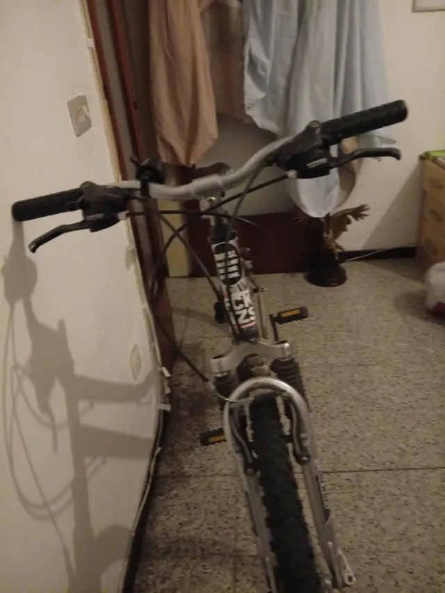 Bicicleta Coluer plateada