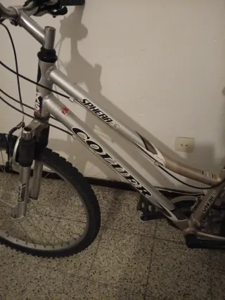 Bicicleta Coluer plateada
