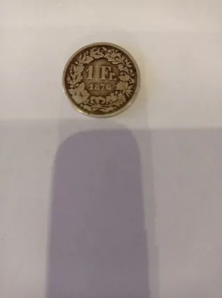 Moneda en plata de Suiza