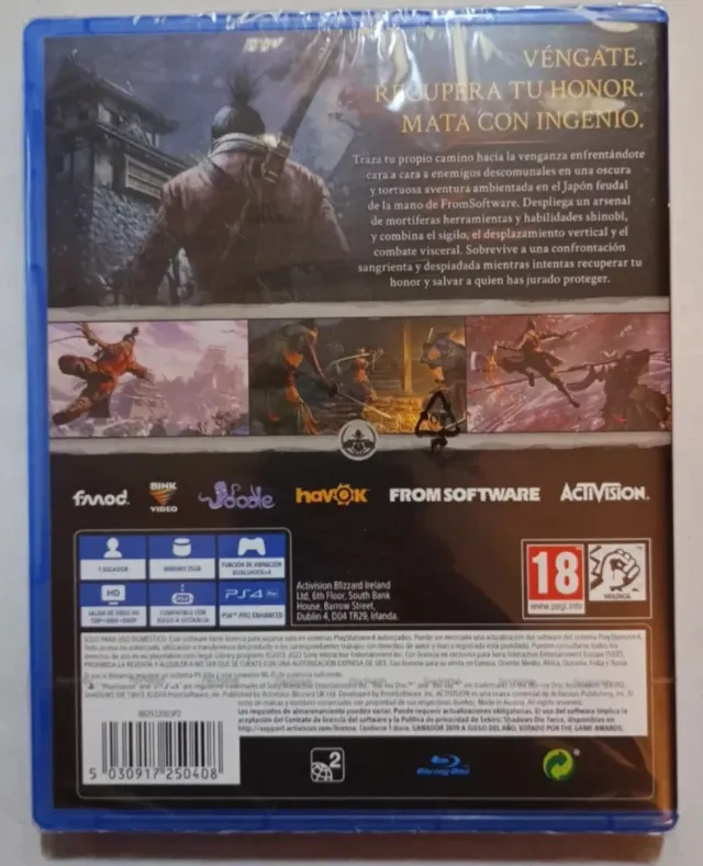 Sekiro: Shadows Die Twice PS4 SIGILLATO