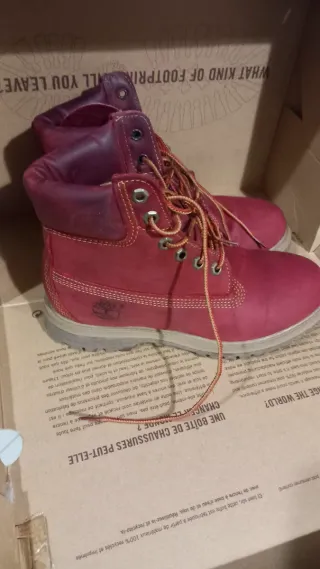 Scarponcini Timberland donna rossi