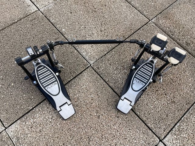 Pedal Doble Bombo Platin