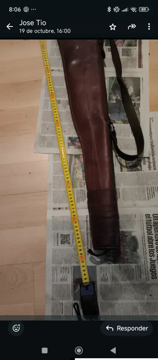 Funda de piel para escopeta o rifle