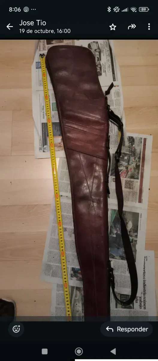 Funda de piel para escopeta o rifle