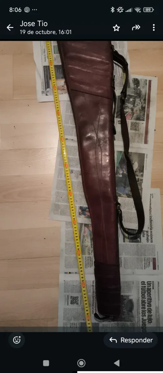 Funda de piel para escopeta o rifle