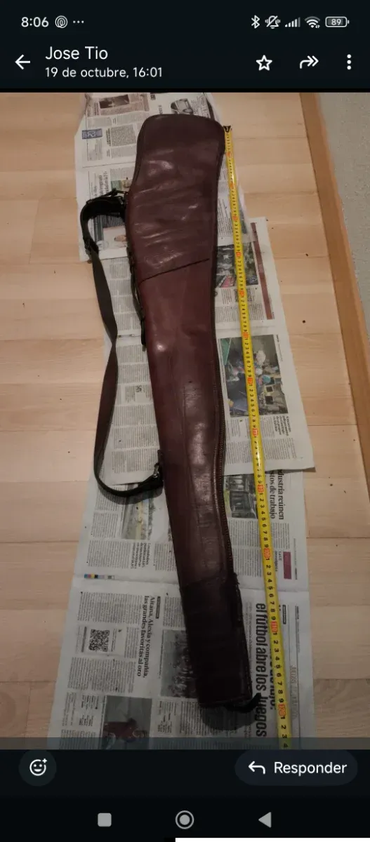 Funda de piel para escopeta o rifle