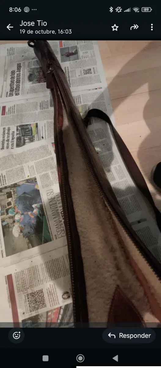 Funda de piel para escopeta o rifle