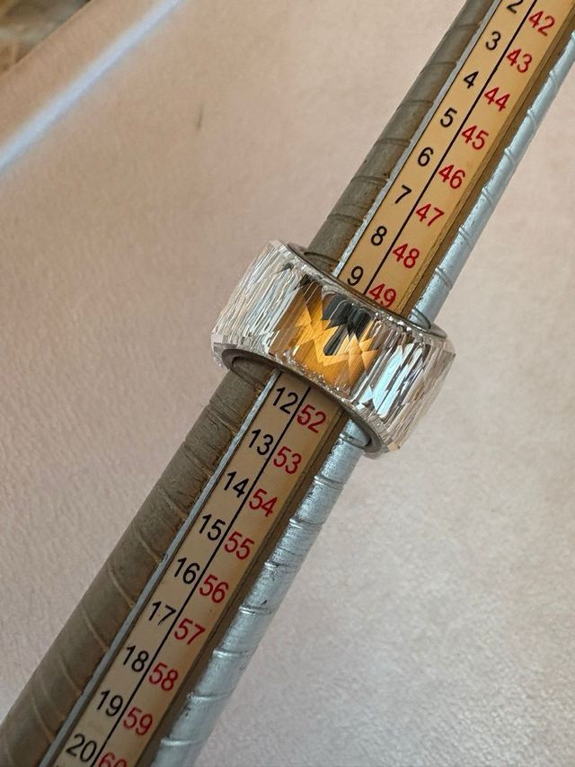 Anillo Swarovski Plata