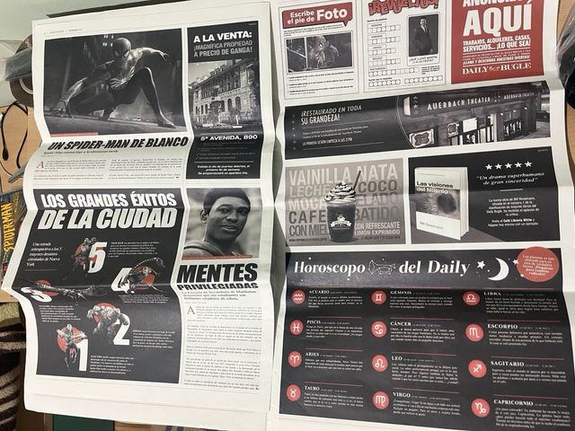 Periódico Daily Bugle Spiderman Evasión