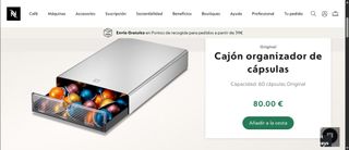 Organizador Cápsulas Nespresso profesional +regalo