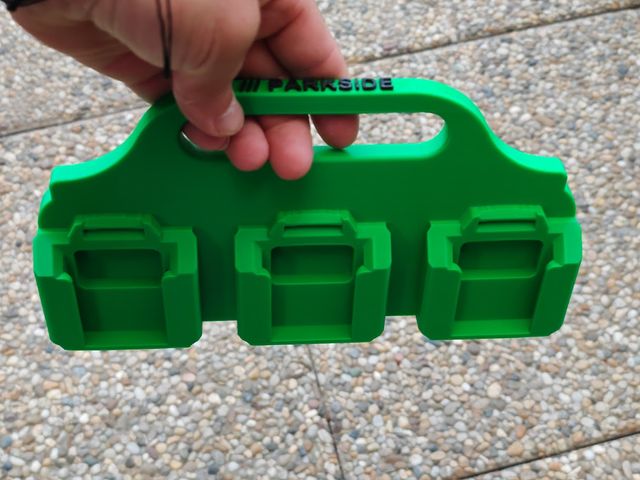 Soporte para Baterías Parkside 20V, Porta Baterías