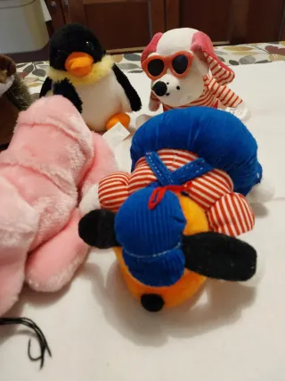 Peluche anni 90 - Set 6 pezzi