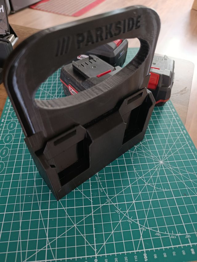 Soporte Baterías Parkside 20V