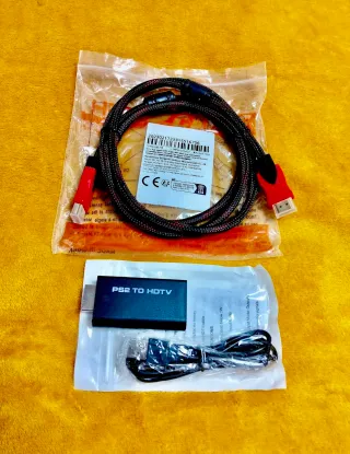 Adattatore PS2 HDMI con cavo HDMI. PRODOTTO NUOVO