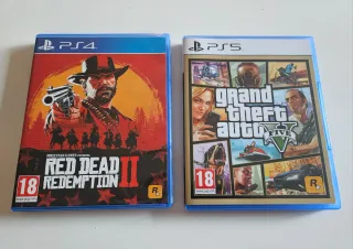 Pacchetto GTA V + Red Dead Redemption 2 PS4/PS5