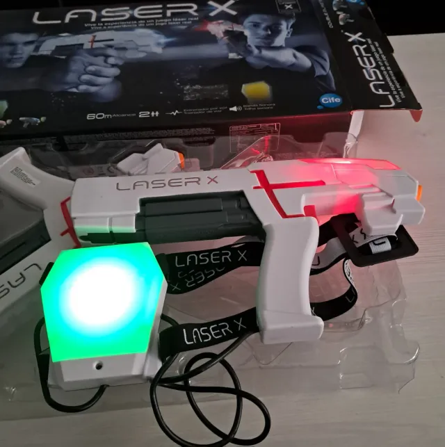 Pistolas Láser X Doble Blaster