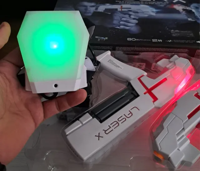 Pistolas Láser X Doble Blaster