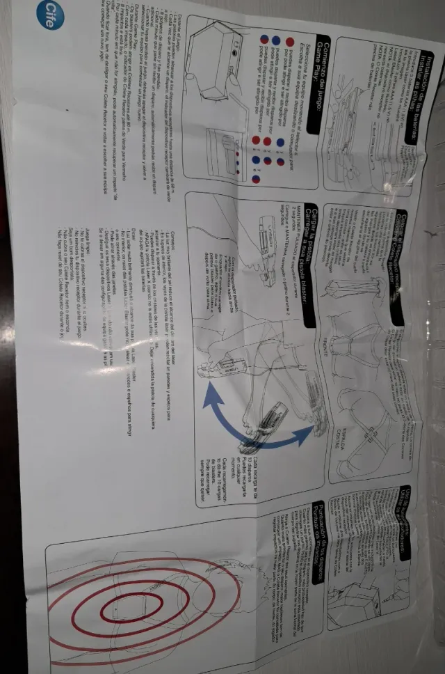 Pistolas Láser X Doble Blaster