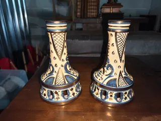 Cerámica vintage Manises 2 piezas