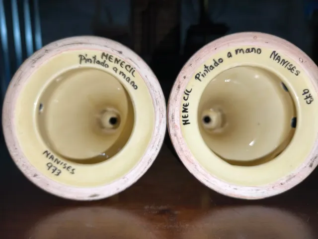 Cerâmica vintage Manises 2 peças