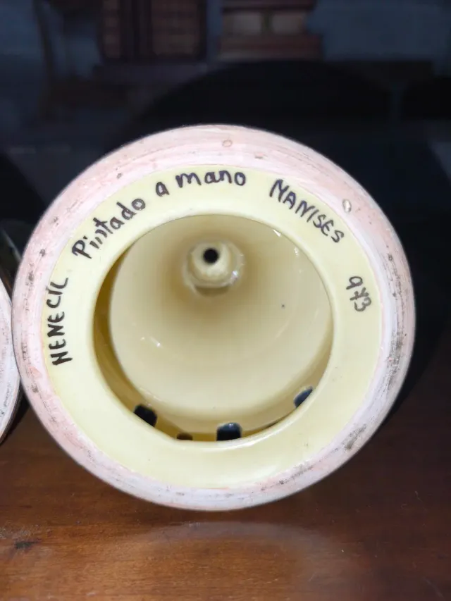 Cerâmica vintage Manises 2 peças