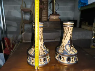 Cerámica vintage Manises 2 piezas