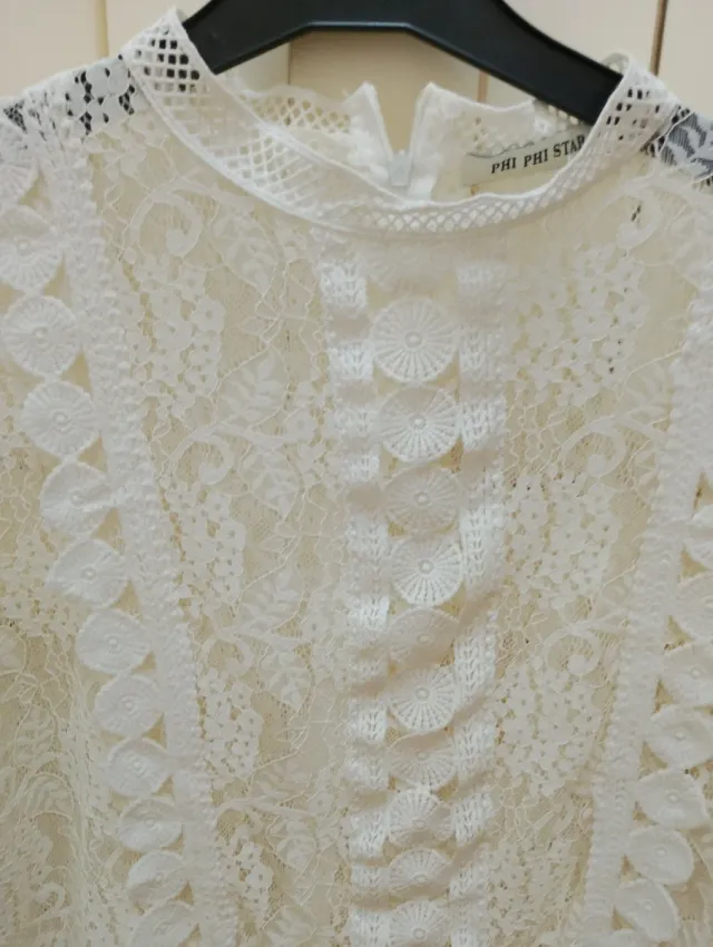 Camisa de encaje PHI PHI STAR talla L