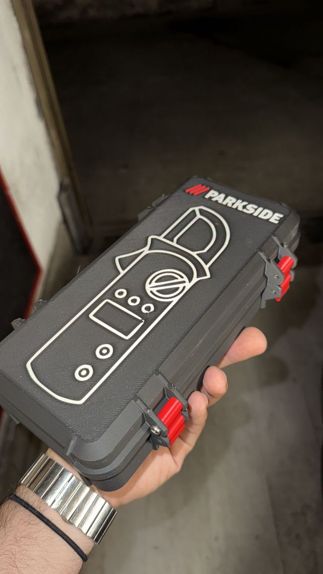 Caja Multímetro Pinza Parkside