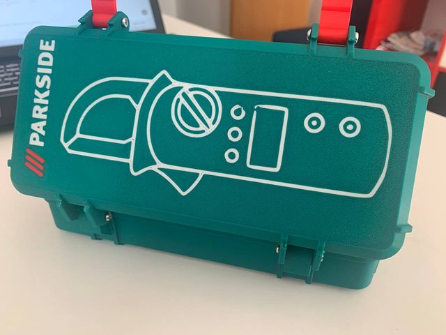 Caja Multímetro Pinza Parkside