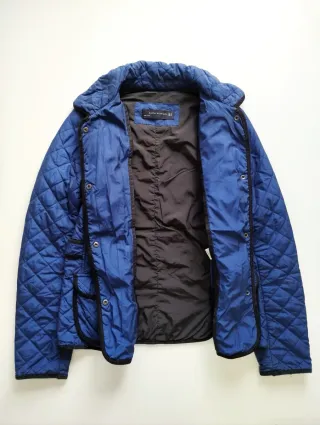 Chaqueta acolchada Zara azul