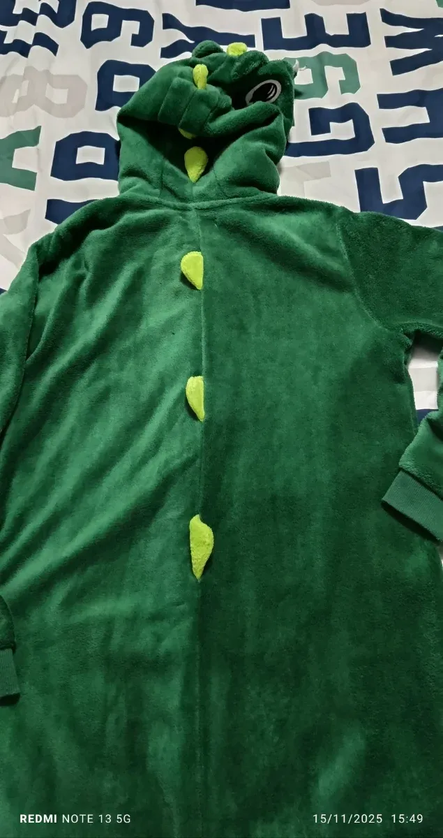 Pijama Dinosaurio Niño Verde talla 11