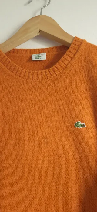 Jersey Lacoste Lana Mujer Retro