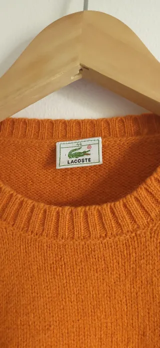 Jersey Lacoste Lana Mujer Retro