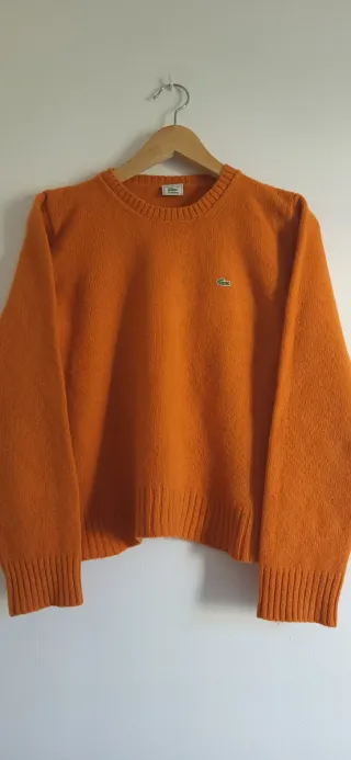 Jersey Lacoste Lana Mujer Retro