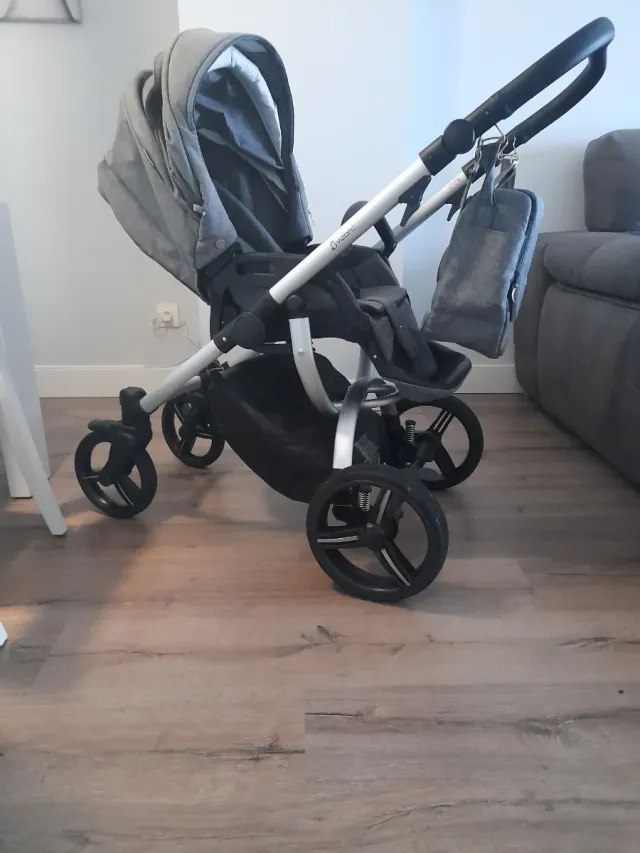 Trio Carrito Bebé Vizaro Perls Gris