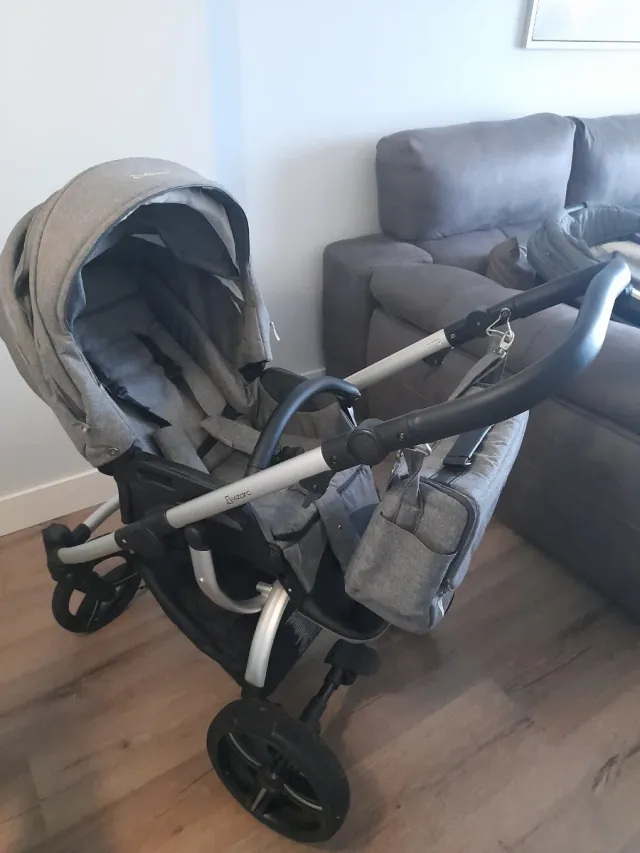 Trio Carrito Bebé Vizaro Perls Gris